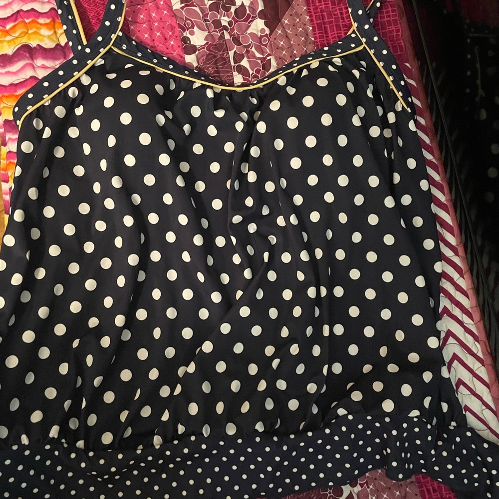 Polka Dot tankini Top